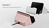 Eiroo iPhone 13 Mini Lightning Masast Dock Gold arj Aleti - Resim 5