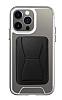 Eiroo iPhone 13 Pro Siyah Kartlıklı Standlı Ultra Koruma Kılıf