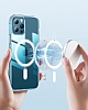 Eiroo iPhone 13 Pro Manyetik zellikli Wireless effaf Silikon Klf - Resim: 1