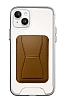 Eiroo iPhone 14 Kahverengi Kartlkl Standl Ultra Koruma Klf