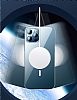Eiroo iPhone 14 Pro Manyetik zellikli Wireless effaf Silikon Klf - Resim: 7