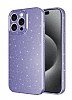 Eiroo iPhone 15 Pro Max Simli Mor Silikon Klf