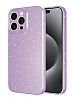 Eiroo iPhone 15 Pro Max Simli Lila Silikon Klf