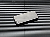 Eiroo iPhone SE / 5 / 5S Siyah Metal Kenarl Siyah Rubber Klf - Resim: 2
