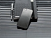 Eiroo iPhone SE / 5 / 5S Siyah Metal Kenarl Siyah Rubber Klf - Resim: 1