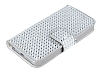 Eiroo iPhone SE / 5 / 5S Tal Czdanl Silver Deri Klf - Resim: 5