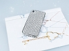 Eiroo iPhone SE / 5 / 5S Tal Silver Silikon Klf - Resim: 2