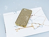 Eiroo iPhone SE / 5 / 5S Tal Gold Silikon Klf - Resim 3