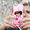 Eiroo iPhone SE / 5 / 5S Couple Sert Parlak Rubber Klf - Resim: 1