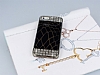 Eiroo iPhone SE / 5 / 5S Tal Gold Rubber Klf - Resim: 2