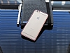 Eiroo iPhone 6 / 6S Gold izgili Metal Round Bumper Rose Gold Klf - Resim 2