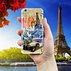 Eiroo iPhone 6 / 6S Paris Parlak Silikon Klf - Resim 1