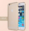 Eiroo iPhone 6 Plus / 6S Plus Metal Round Bumper ereve Gold Klf - Resim: 3