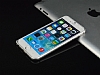 Eiroo iPhone 6 Plus / 6S Plus Metal Round Bumper ereve Silver Klf - Resim: 5