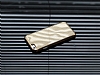 Eiroo iPhone 6 Plus / 6S Plus Gold Metal Kenarl Gold Rubber Klf - Resim: 2