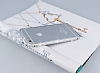 Eiroo iPhone 6 Plus / 6S Plus Tal Bumper ereve Silver Klf - Resim 1