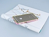 Eiroo iPhone 6 / 6S Pembe eritli Tal Metal Bumper ereve Gold Klf - Resim: 1
