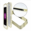 Eiroo iPhone 6 / 6S Tal Snake Bumper ereve Gold Klf - Resim 4