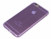 iPhone 6 / 6S Ultra nce effaf Mor Silikon Klf - Resim 3