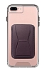 Eiroo iPhone 7 Plus / 8 Plus Mor Kartlıklı Standlı Ultra Koruma Kılıf