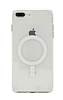 Eiroo iPhone 7 Plus / 8 Plus Manyetik zellikli Wireless effaf Silikon Klf