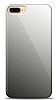 Eiroo iPhone 7 Plus / 8 Plus Silikon Kenarl Aynal Siyah Klf