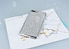 Eiroo iPhone 7 Plus / 8 Plus Tal Silver Silikon Klf - Resim 1