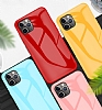 Eiroo iPhone SE 2020 Silikon Kenarl Cam Siyah Klf - Resim 5