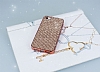 Eiroo iPhone SE / 5 / 5S Tal Rose Gold Silikon Klf - Resim: 1