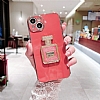 Eiroo iPhone XR Aynal Parfm Standl Krmz Silikon Klf - Resim: 6