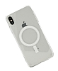 Eiroo iPhone XS Max Manyetik zellikli Wireless effaf Silikon Klf - Resim: 1