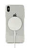 Eiroo iPhone XS Max Manyetik zellikli Wireless effaf Silikon Klf - Resim: 2