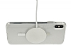 Eiroo iPhone XS Max Manyetik zellikli Wireless effaf Silikon Klf - Resim 3