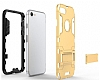 Eiroo Iron Armor iPhone SE / 5 / 5S Standl Ultra Koruma Gold Klf - Resim 4