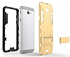 Eiroo Iron Armor Samsung Galaxy J5 Prime Standl Ultra Koruma Gold Klf - Resim: 5