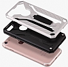 Eiroo Iron Care iPhone X / XS Ultra Koruma Silver Klf - Resim 4