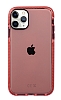Eiroo Jelly iPhone 11 Pro Max Krmz Silikon Klf