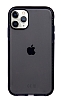 Eiroo Jelly iPhone 12 Pro Max 6.7 in Siyah Silikon Klf