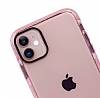 Eiroo Jelly iPhone 12 Pro Max 6.7 in Pembe Silikon Klf - Resim: 1