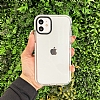 Eiroo Jelly iPhone 11 Pro effaf Beyaz Silikon Klf - Resim 1