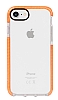 Eiroo Jelly iPhone 6 / 6S effaf Turuncu Silikon Klf