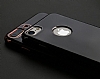 Eiroo Jet Fit iPhone 6 / 6S Gold Kenarl Jet Black Silikon Klf - Resim 12