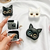 Eiroo Kedi Figrl Aynal Siyah Telefon Tutucu ve Stand - Resim 3