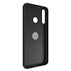 Eiroo Lansman Huawei P40 Lite E Selfie Yzkl Siyah Silikon Klf - Resim: 1