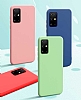 Eiroo Lansman Samsung Galaxy Note 10 Lite Ak Turuncu Silikon Klf - Resim 5