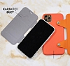 Eiroo Lansman iPhone 11 Pro Max Silikon Kapakl Lacivert Klf - Resim: 2