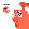 Eiroo Lansman iPhone 11 Pro Max Siyah Silikon Klf - Resim 1