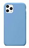 Eiroo Lansman iPhone 11 Pro Max Mavi Silikon Klf