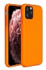 Eiroo Lansman iPhone 11 Pro Max Turuncu Silikon Klf