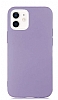 Eiroo Lansman iPhone 12 Mini 5.4 in Lila Silikon Klf